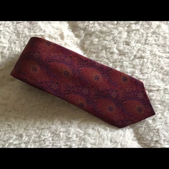Yves Saint Laurent Paris 100% All Silk Soie Tie - Picture 9 of 10